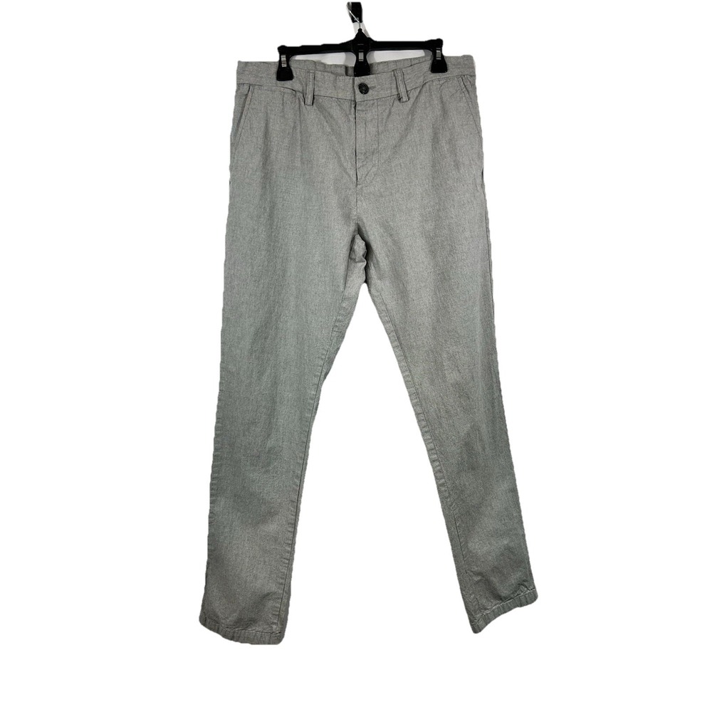 Old Navy Ultimate‎ Straight Built-In-Flex men's Gray 34x34 Coastal Minimalist